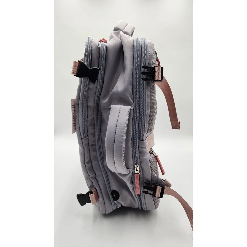 Hanples Travel Backpack Unisex Large Lavender NWT Multi-Pocket Laptop Bag